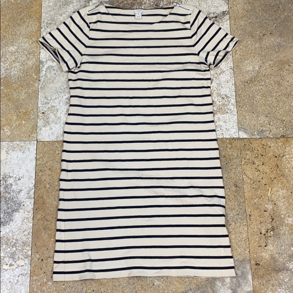 Striped nautical jcrew dress size small. Bogo!